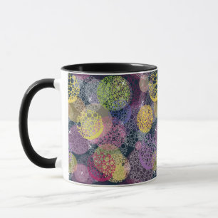Taza Círculo lindo abstracto del lunar