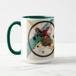 Taza Círculos antiguos en un círculo - Arte moderno de