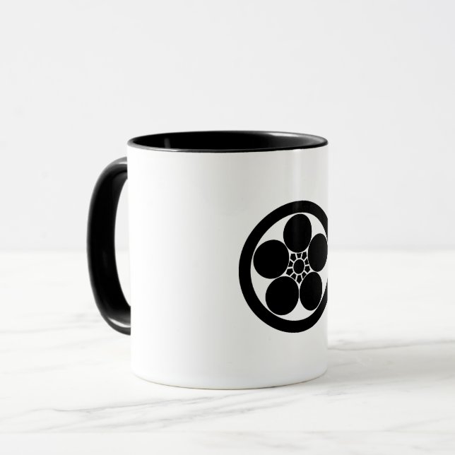 Taza ciruela Umebachi de estilo en círculo (Anverso izquierdo)