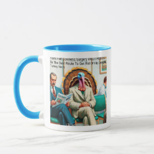 Taza Cirugía estética de pavo por Rick London Divertida