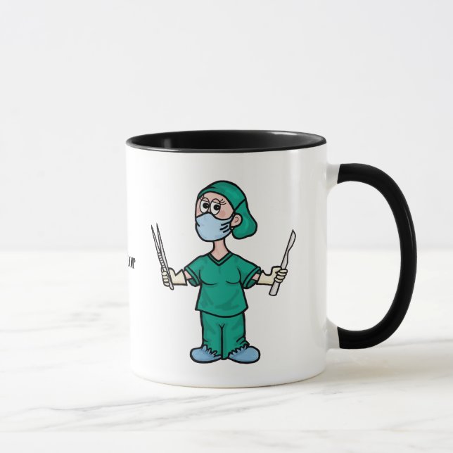 Taza Cirujana con herramientas (Derecha)