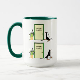 Taza Cirujano estético divertido Pingüino Paciente Pers