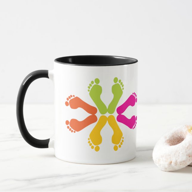 Taza Cirujano Ortopedista Podiatrista Destino (Con donut)