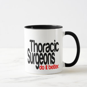Taza Cirujanos torácicos lo hacen mejor
