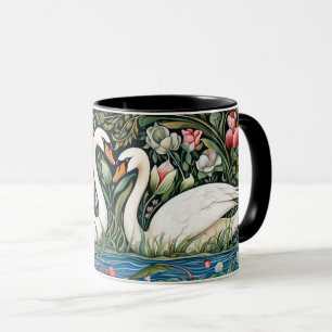 Taza Cisnes sobre el arte de pintar al estilo de Guille