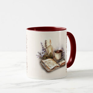 Taza Cita Adorable de Amante de Libros Envoltura