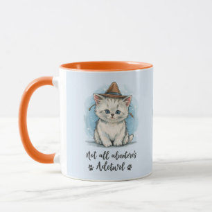 Taza Cita Adorable Perdida De Gatito - Motivación De In