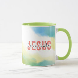 Taza Cita cristiana Inspiradora de amor como Jesús
