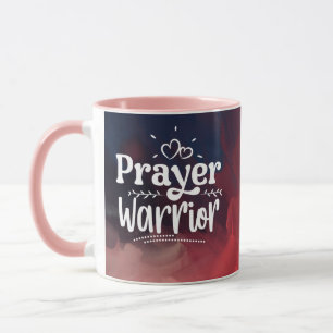 Taza Cita cristiana Inspiradora de PRAYER WARRIOR