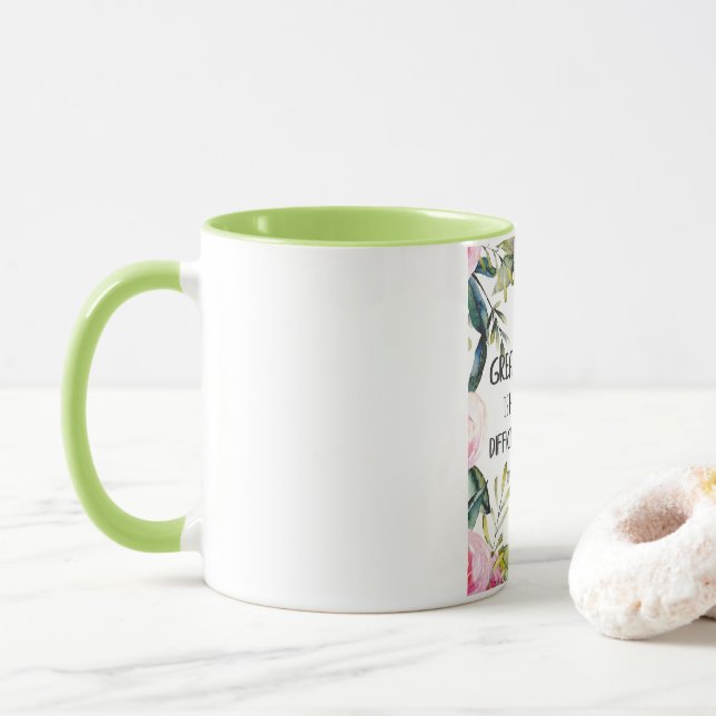 Taza Cita de agradecimiento a mentor de regalo verdader (Con donut)