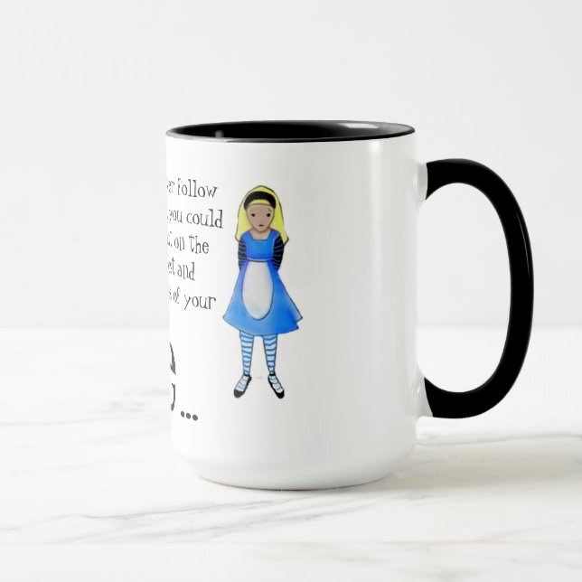 Taza Cita de Alice in Wonderland (Cherie Roe Dirksen) (Derecha)