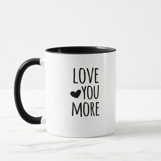 Taza Cita de Amar Más Estilo Clásico Atemporal (Izquierda)