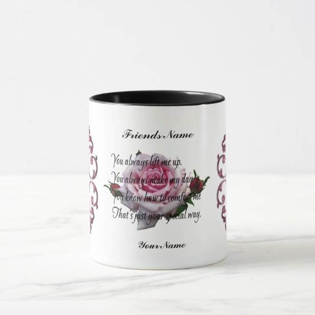 TAZA CITA DE AMIGO (Centro)