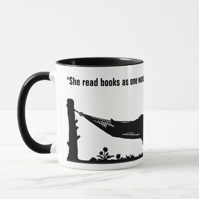 Taza Cita de Annie Dillard (Izquierda)