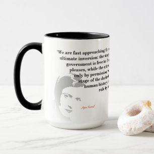 Taza Cita De Ayn Rand Sobre La Inversión Definitiva