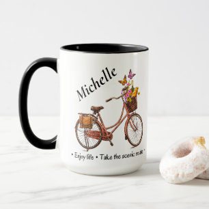 Taza Cita de bicicleta de época