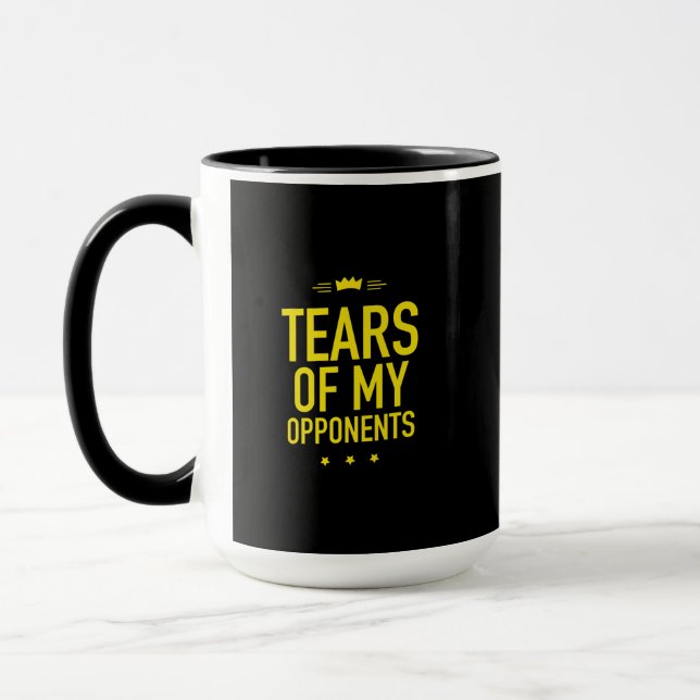Taza Cita de boxeo divertida para mis oponentes (Izquierda)