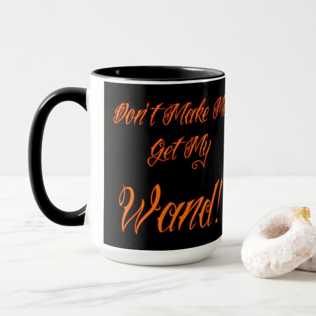 Taza Cita de Brujas de Halloween (Con donut)