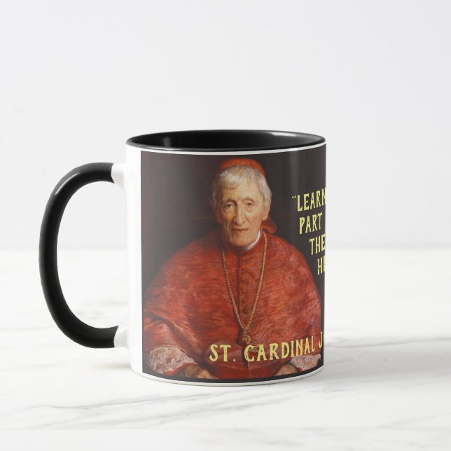 Taza Cita de canonización de San Cardenal John Henry Ne (Izquierda)