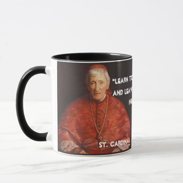 Taza Cita de canonización de San Cardenal John Henry Ne (Izquierda)