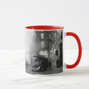Taza Cita de Churchill: NUNCA DÉ PARA ARRIBA