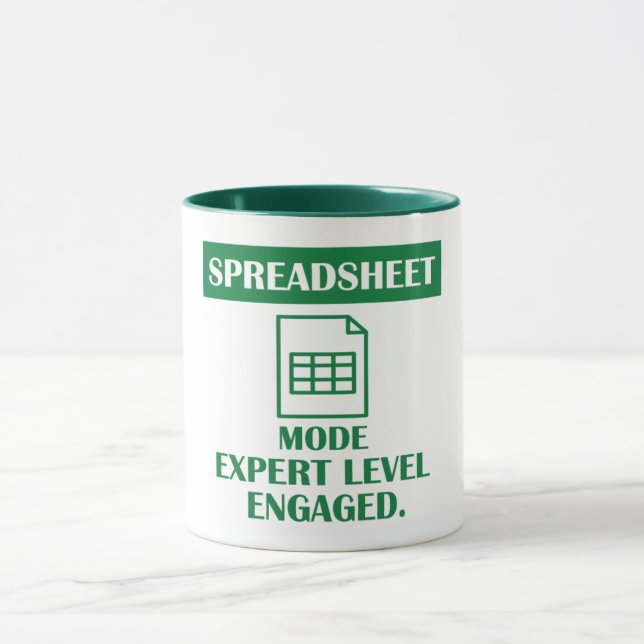 Taza Cita de contador divertida (Centro)