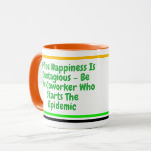 Taza Cita de Coworker divertida Personalizado Feliz M