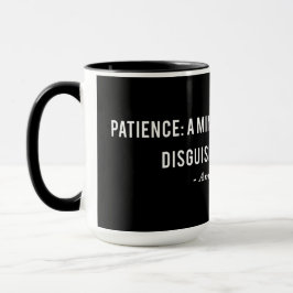 Taza Cita de definición de paciente de Ambrose Bierce