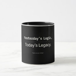 Taza Cita de desarrollador de la lógica de ayer y el le