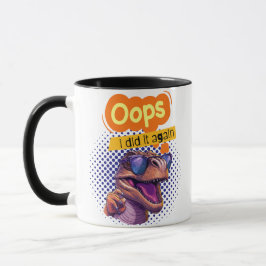 Taza cita de dinosaurios