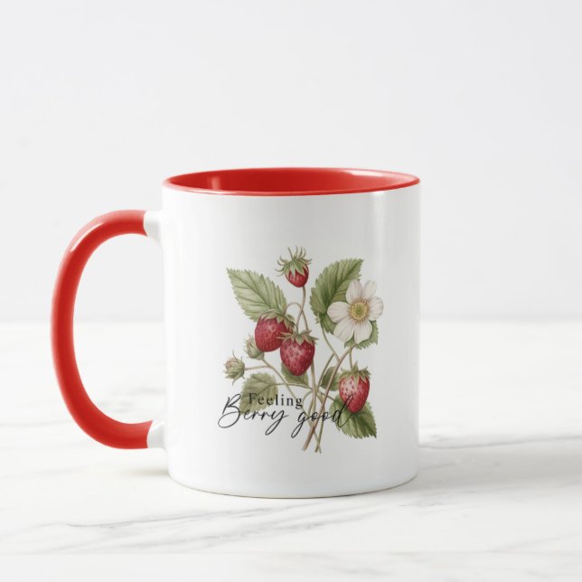 Taza Cita de flor de vintage (Izquierda)