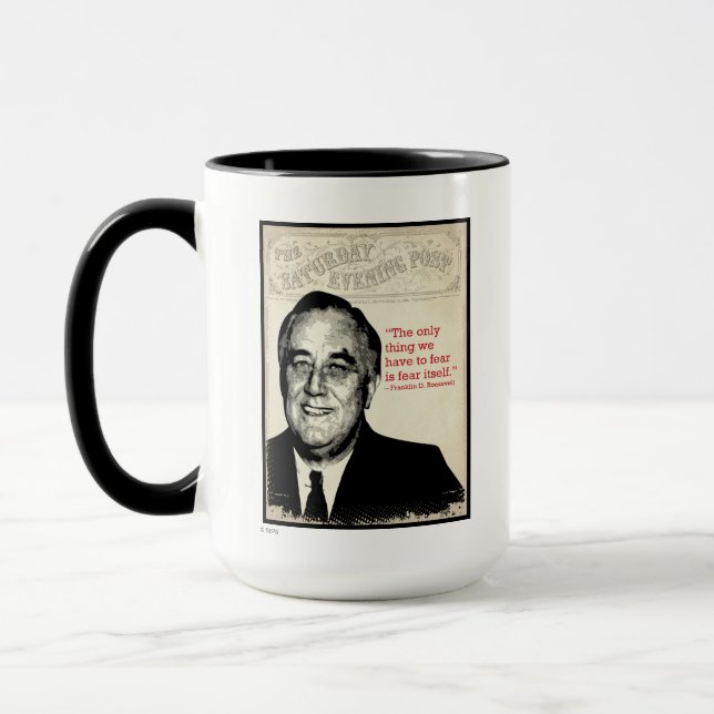 Taza Cita de Franklin D. Roosevelt (Izquierda)