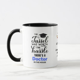 Taza Cita de graduados de doctorado personalizada y div