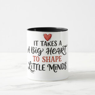 Taza Cita de gran corazón de agradecimiento a los maest