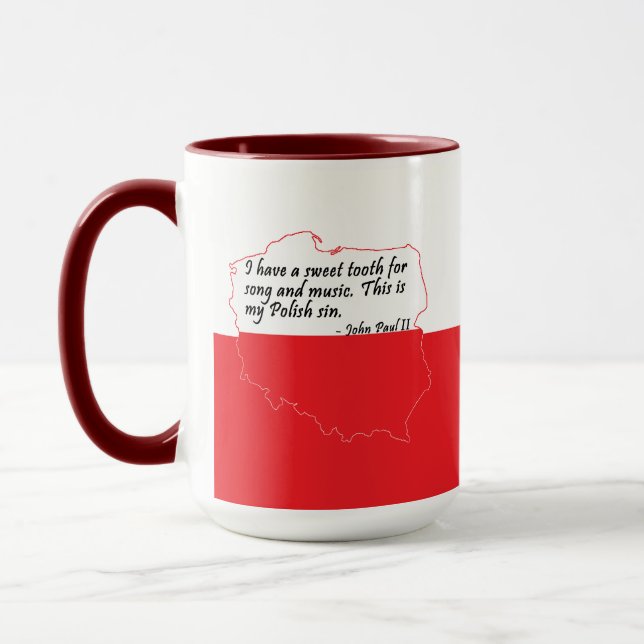 Taza Cita de Juan Pablo II (Izquierda)