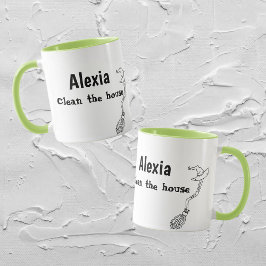 Taza Cita de limpieza divertida para personalizado Mug