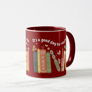 Taza Cita de los amantes del libro, es un buen día para