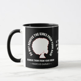 Taza Cita de Marcus Garvey, Inspirador de AFRO NEGRO