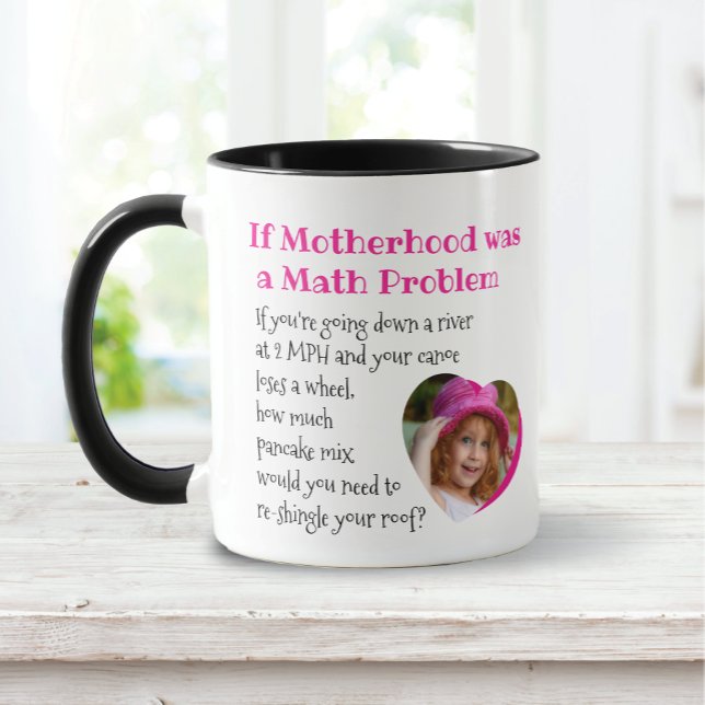 Taza Cita de maternidad con foto para el Día de la Madr (Subido por el creador)