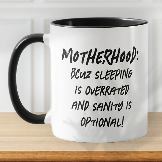 Taza Cita de maternidad divertida Cita moderna simple G (Subido por el creador)