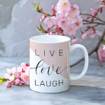 Taza Cita de motivación positiva para el amor en vivo m<br><div class="desc">Cita de motivación positiva para el amor en vivo moderno</div>