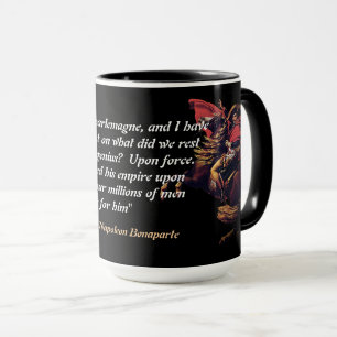 Taza Cita de Napoleón Bonaparte sobre Jesucristo