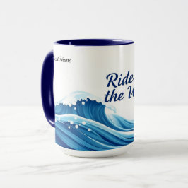 Taza Cita de Ola de Cabalgata