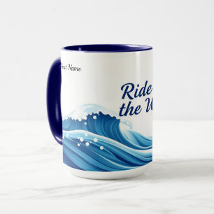 Taza Cita de Ola de Cabalgata