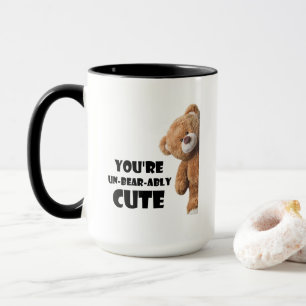 Taza Cita de osito de peluche lindo Eres insoportableme