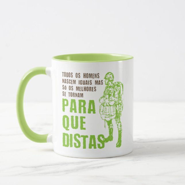 Taza Cita de Paracaidista Portugués (Izquierda)