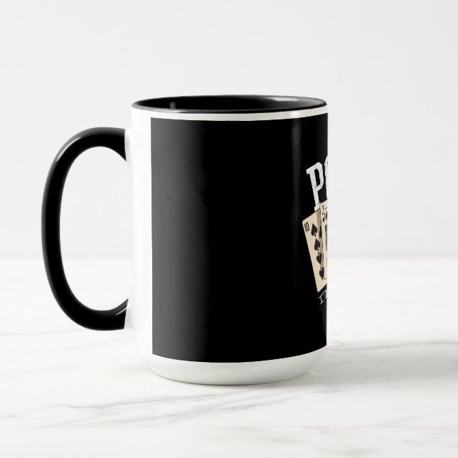 Taza Cita de póquer para jugadores (Izquierda)