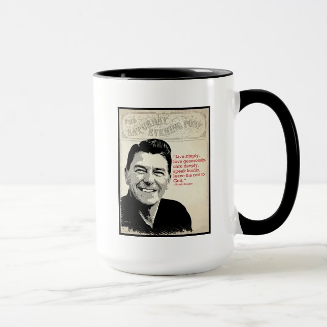 Taza Cita de Ronald Reagan (Derecha)