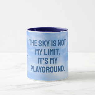 Taza Cita de Sky de nombre personalizado