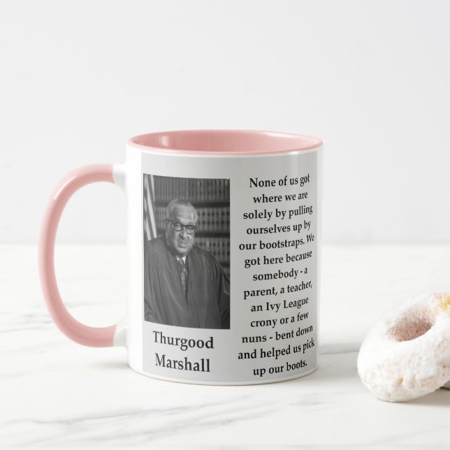 Taza Cita de Thurgood Marshall (Con donut)